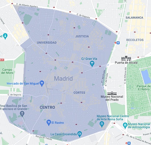 Mapa Madrid 360